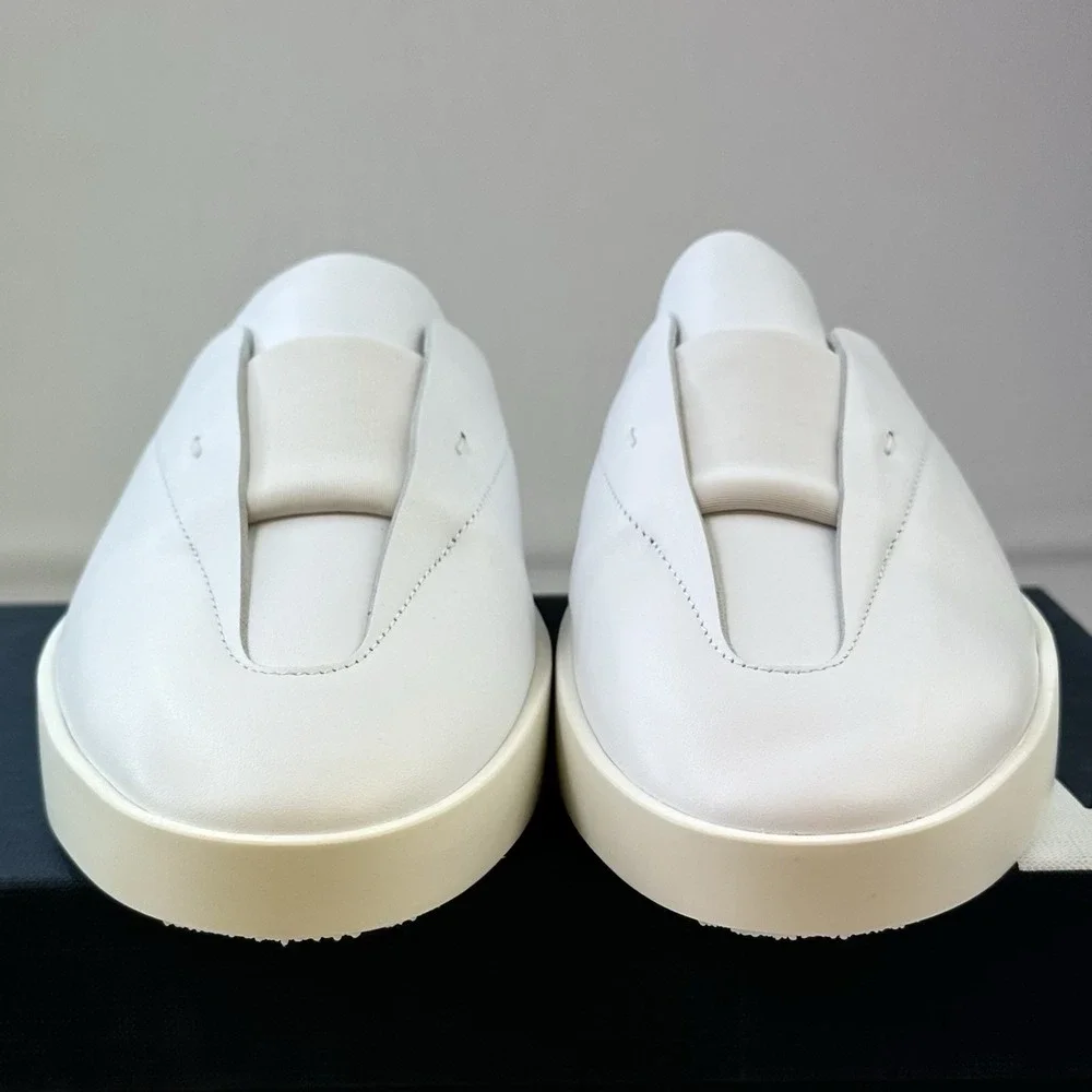 Wolf & Shepherd Cruise Ace White Men's Sz 6.5 Women's Sz 8 Italian Leather